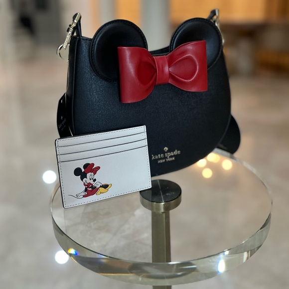 🌟SOLD🌟 NWT Disney x Kate Spade New York Minnie Bag & Cardholder Set - Picture 4 of 13